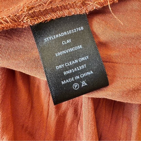 ASTR The Label XL Mid Cutout Sleeveless Maxi Dress Clay Brown Vacation Wedding - Picture 5 of 9